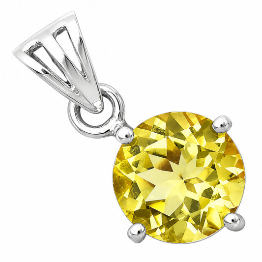 Lemon Quartz Pendant T-1003 DGTP01052_D