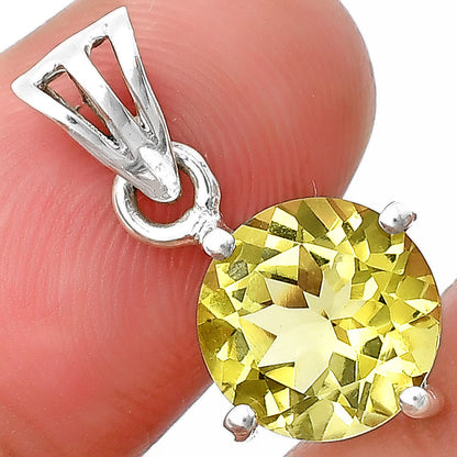 Lemon Quartz Pendant T-1003 DGTP01052_D