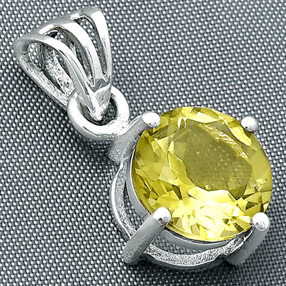 Lemon Quartz Pendant T-1003 DGTP01052_D