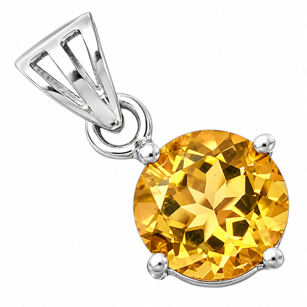 Whiskey Quartz Pendant T-1003 DGTP01052_F