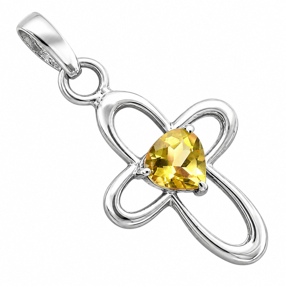 Lemon Quartz Pendant T-1011 DGTP01054_A