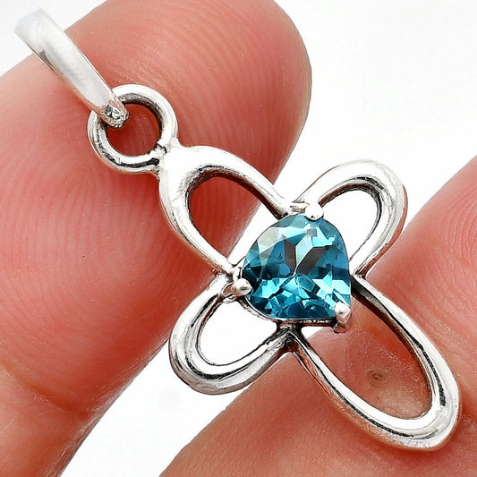 London Blue Topaz Pendant T-1011 DGTP01054_F