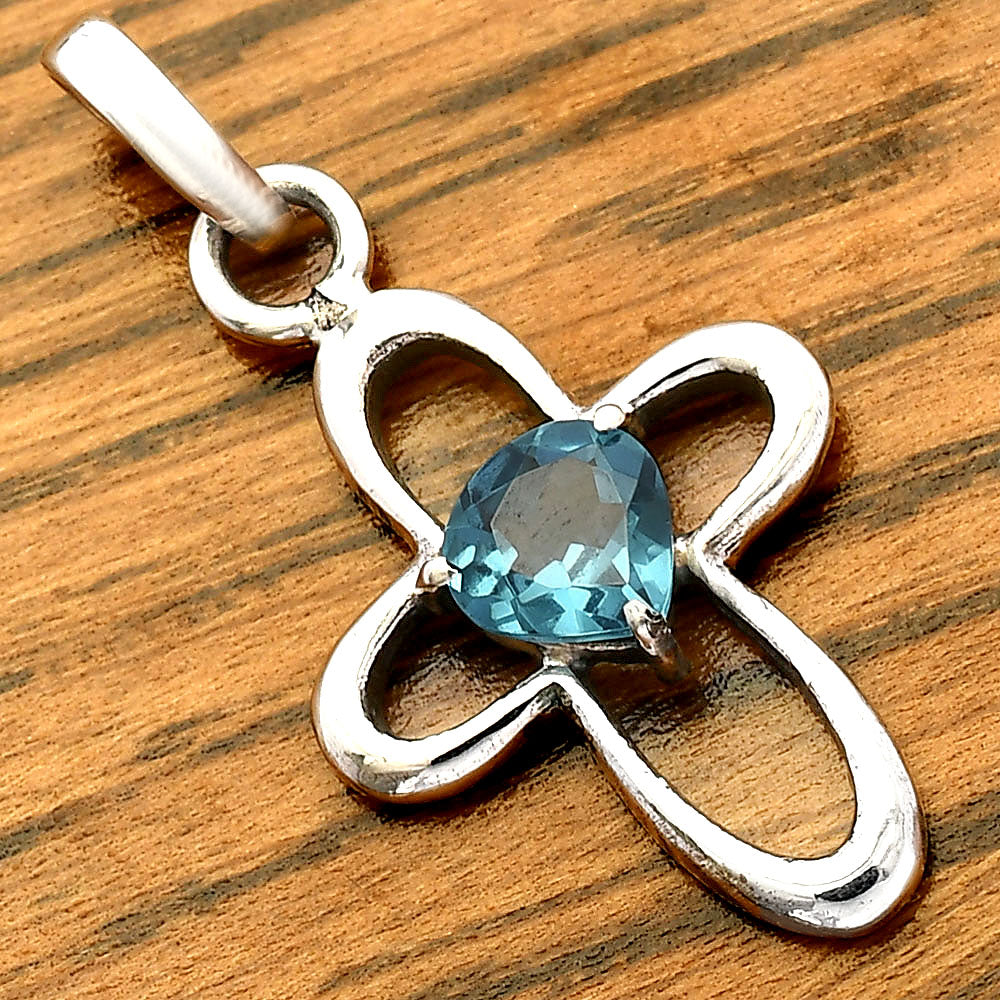 London Blue Topaz Pendant T-1011 DGTP01054_F
