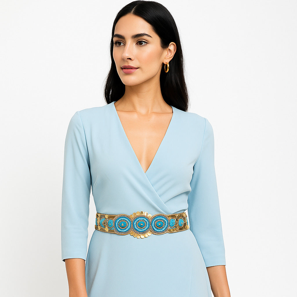 Ethnic Bohemian Boho Gypsy style Beaded Belt FBL1001