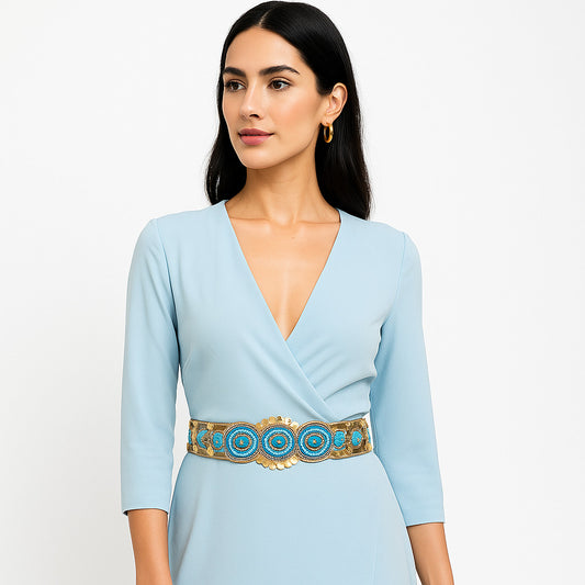 Ethnic Bohemian Boho Gypsy style Beaded Belt FBL1001