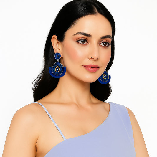 Colorful Beaded Earrings,Hoop Dangle Earrings, Bohemia Drops Earrings, Tassel Earrings FER1030