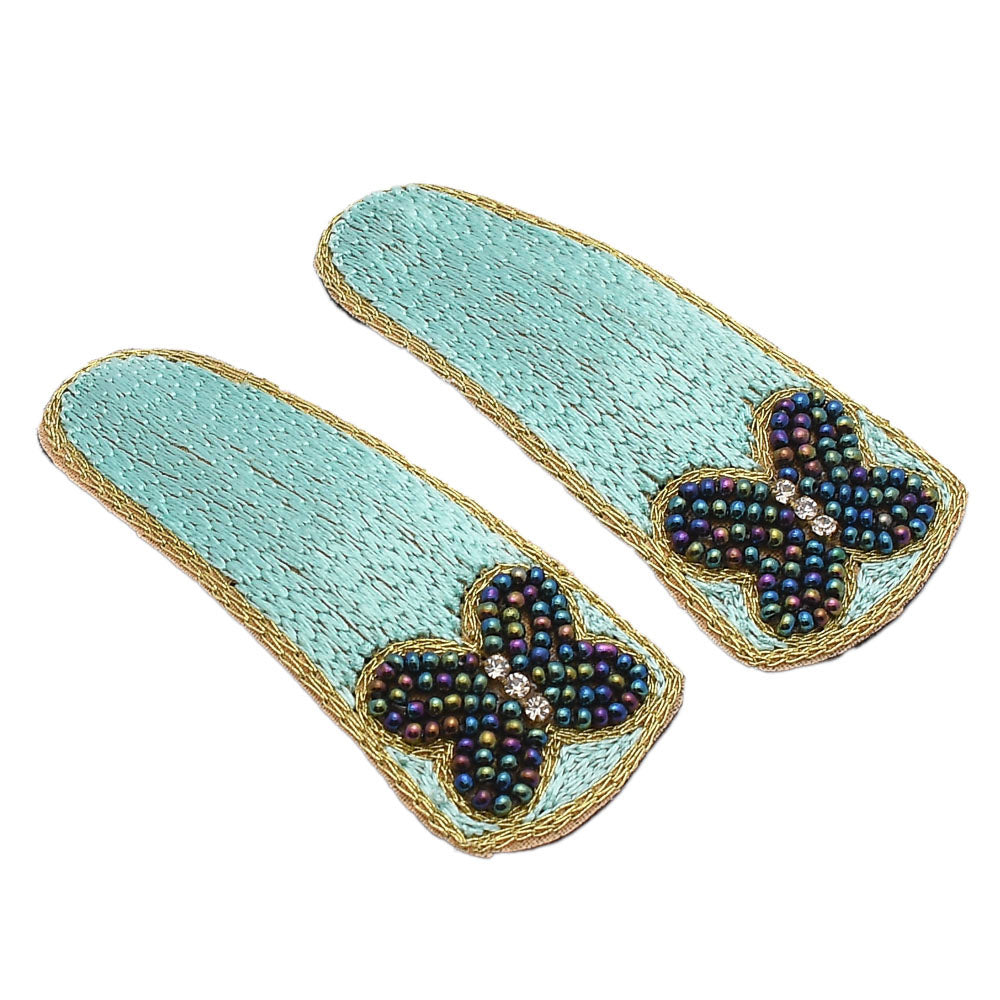 Colorful Beaded Hair Clip, Jewelry,Beaded Barrette,Indigenous Hair Clip ,Tribal Barrette,Beaded Hair Bow FHC1001