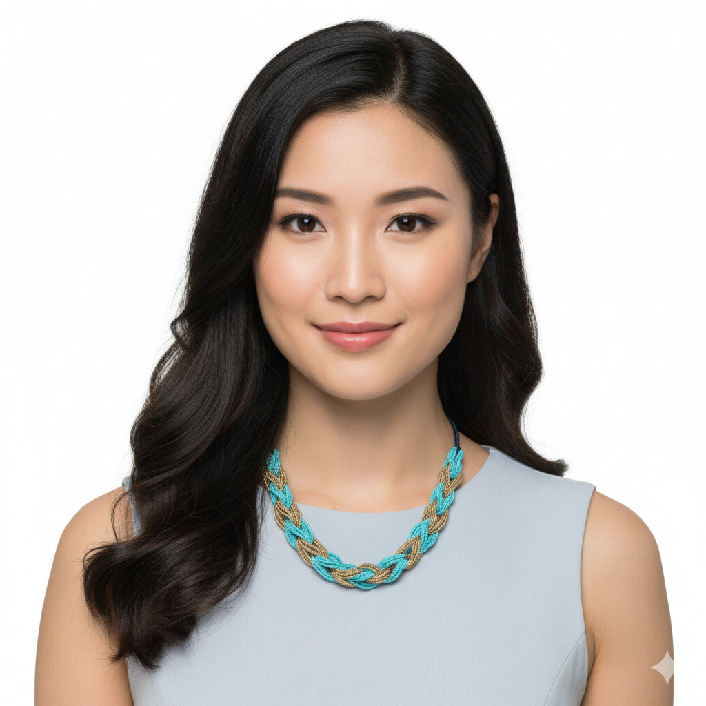 Beaded Paparazzi Seed Bead Bohemian Boho Beaded Necklace FNC1001