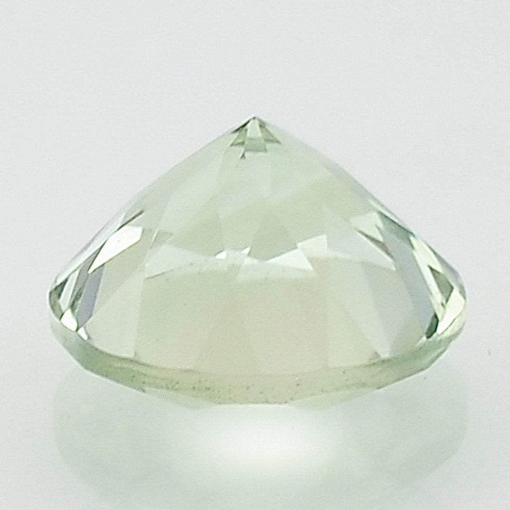 Natural Prasiolite (Green Amethyst) Round Shape Standard Cut Loose Gemstone GAM1001
