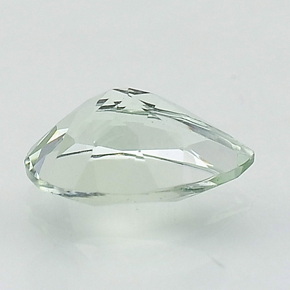 Natural Prasiolite (Green Amethyst) Pears Shape Standard Cut Loose Gemstone GAM1019