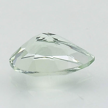 Natural Prasiolite (Green Amethyst) Pears Shape Standard Cut Loose Gemstone GAM1019