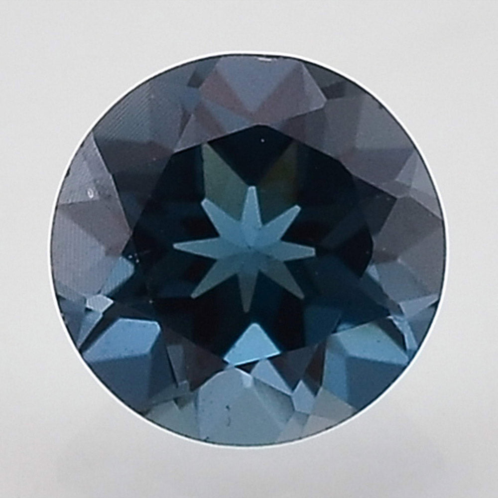 Natural London Blue Topaz Round Shape Standard Cut Loose Gemstone LBT1001