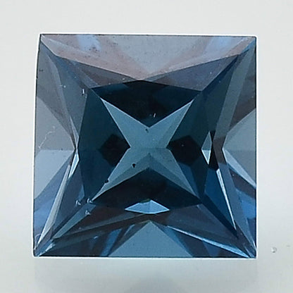 Natural London Blue Topaz Square Princes Shape Standard Cut Loose Gemstone LBT1009