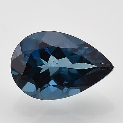 Natural London Blue Topaz Pears Shape Standard Cut Loose Gemstone LBT1029