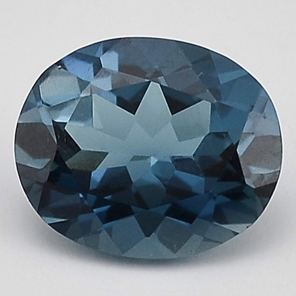 Natural London Blue Topaz Oval Shape Standard Cut Loose Gemstone LBT1040