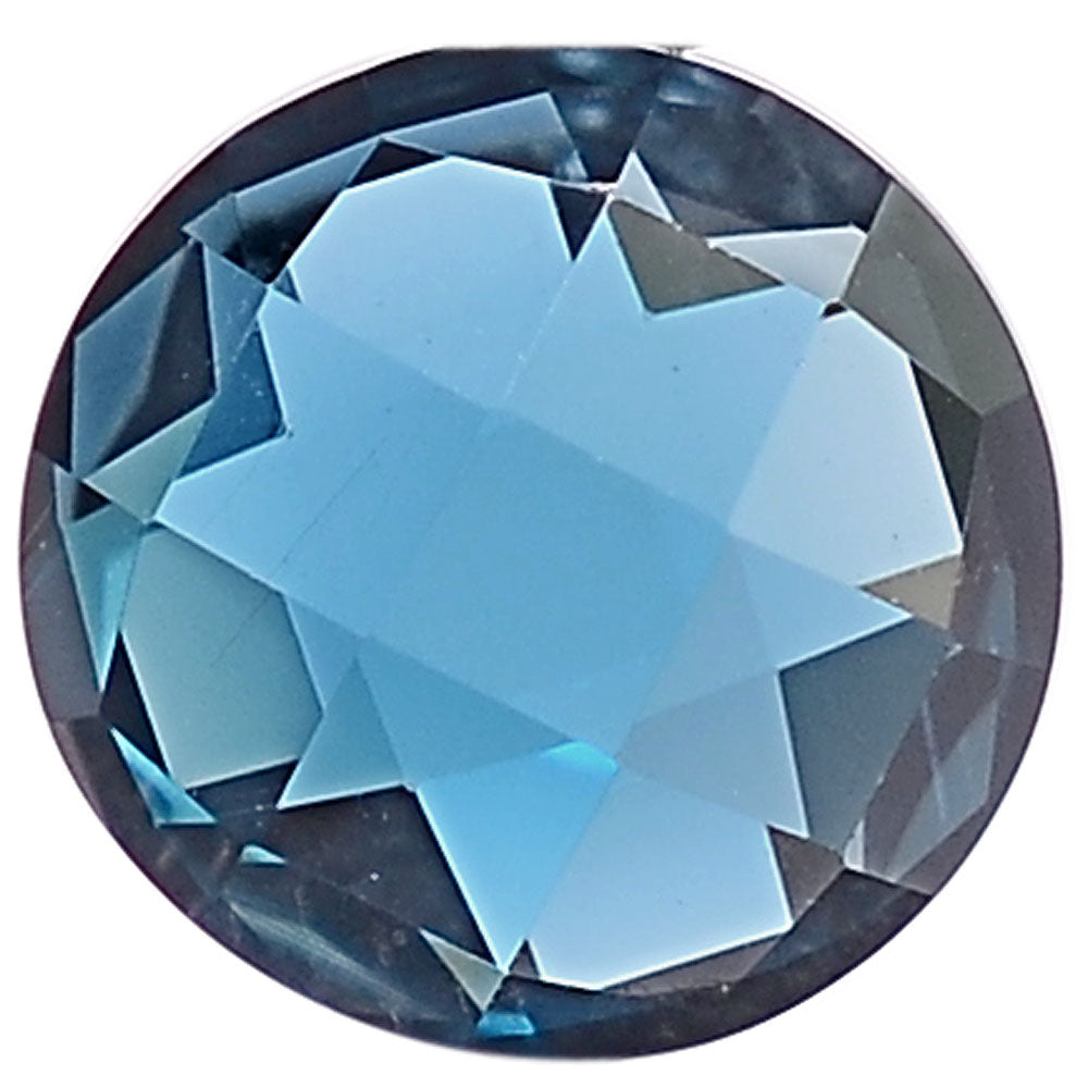 Natural London Blue Topaz Round Brio Shape Standard Cut Loose Gemstone LBT2001