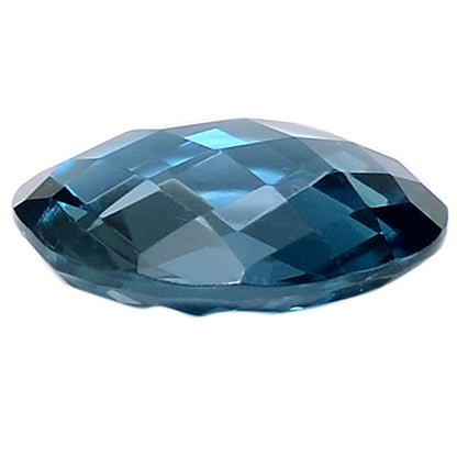 Natural London Blue Topaz Oval Brio Shape Standard Cut Loose Gemstone LBT2005