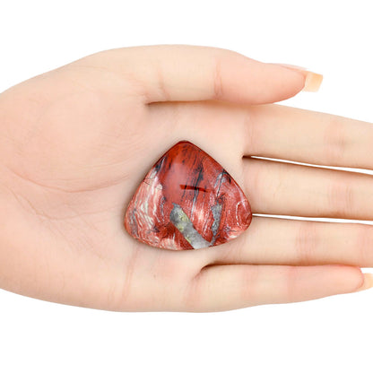 Snake Skin Jasper 42.15x36.15x4.7 mm Heart Gemstone LS01009-11