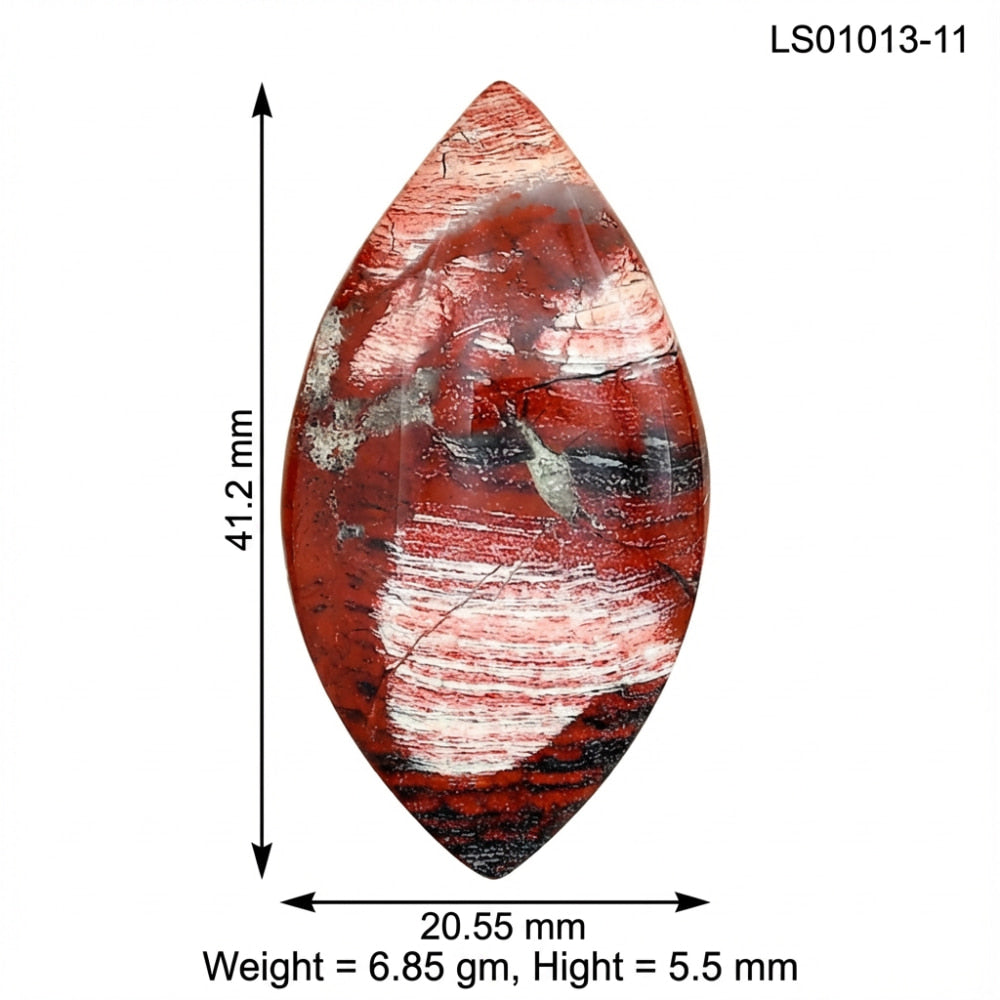 Snake Skin Jasper 41.2x20.55x5.5 mm Marquise Gemstone LS01013-11
