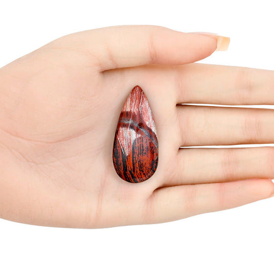 Snake Skin Jasper 43.15x20.4x6 mm Pear Gemstone LS01014-11