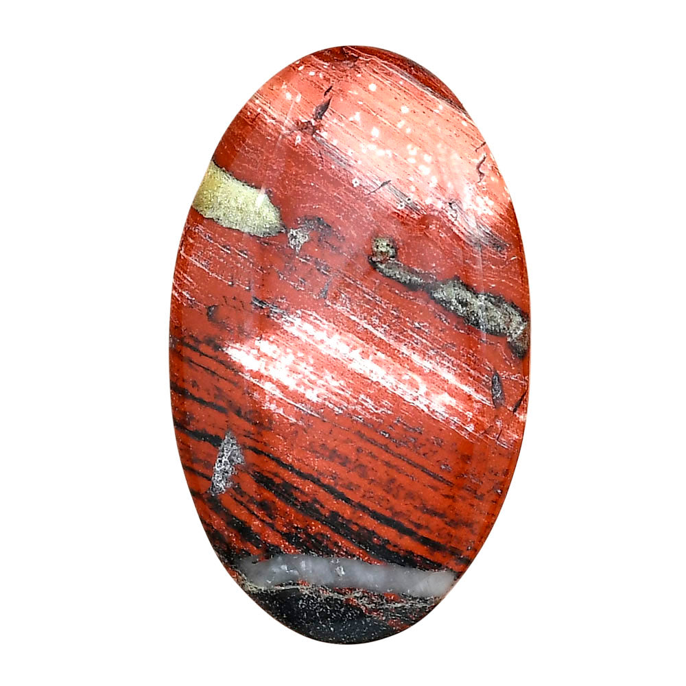 Snake Skin Jasper 40.65x24.6x5.3 mm Oval Gemstone LS01015-11