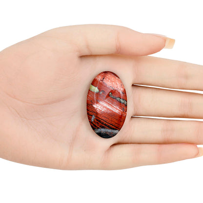 Snake Skin Jasper 40.65x24.6x5.3 mm Oval Gemstone LS01015-11