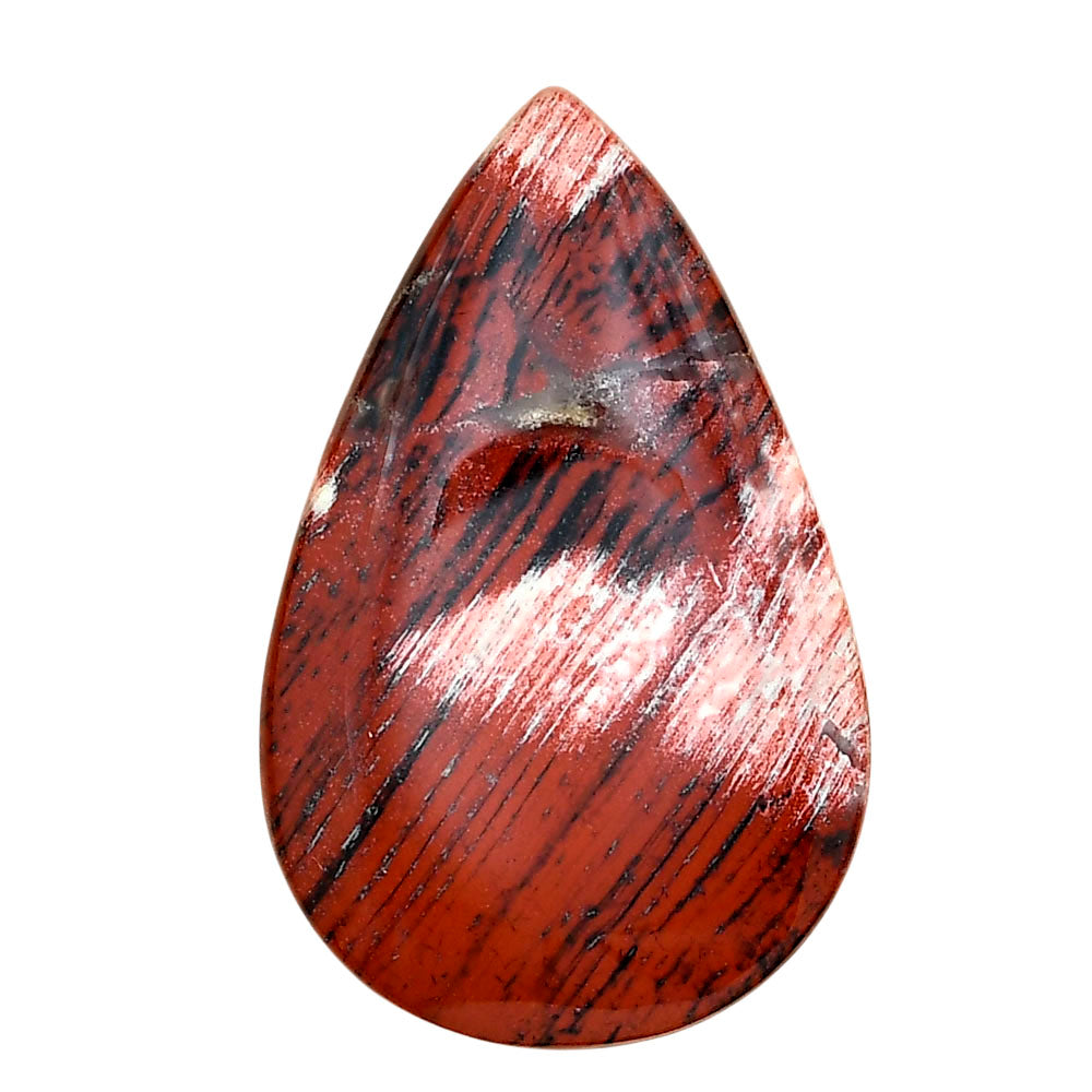 Snake Skin Jasper 38.2x24.3x5.3 mm Pear Gemstone LS01018-11