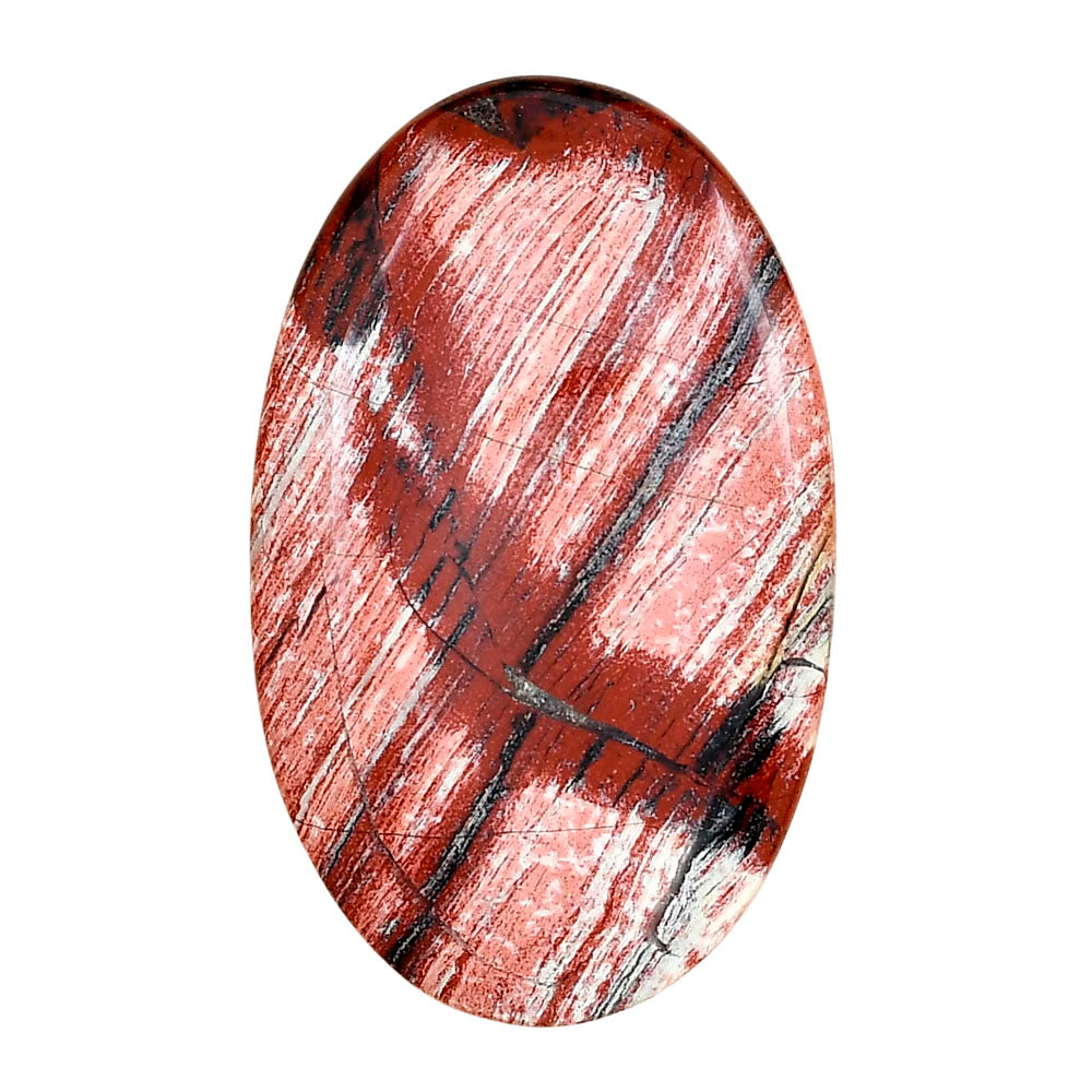 Snake Skin Jasper 40x24.65x5.3 mm Oval Gemstone LS01020-11