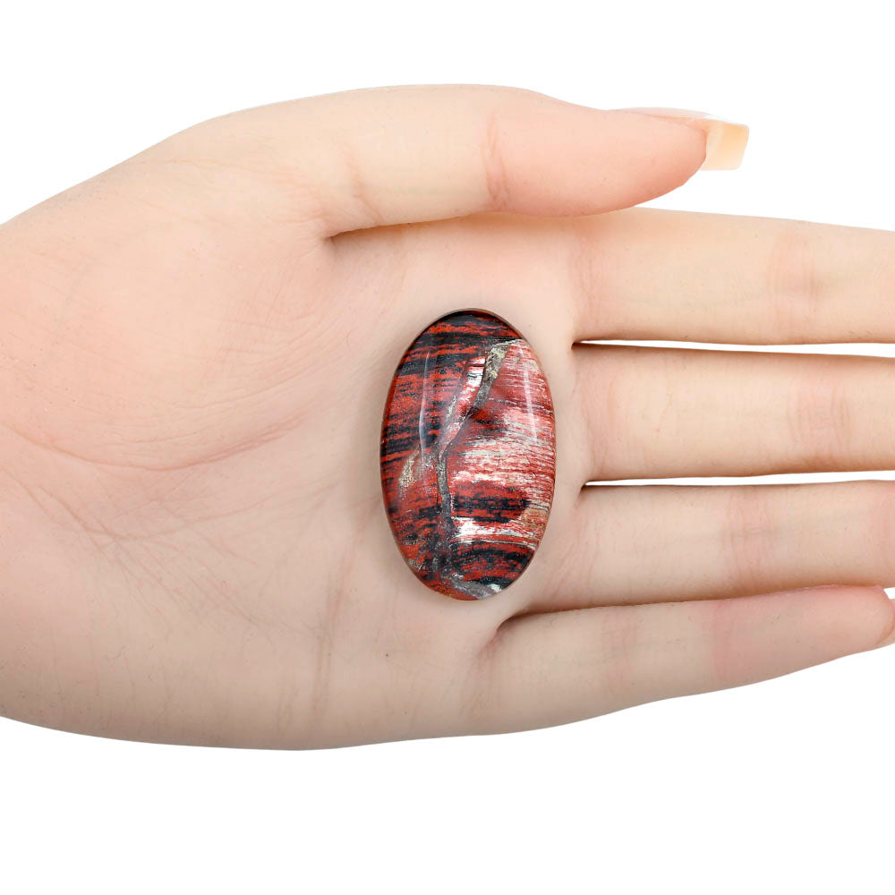 Snake Skin Jasper 39.4x23.8x6.5 mm Oval Gemstone LS01021-11