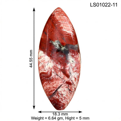 Snake Skin Jasper 44.55x18.3x5 mm Marquise Gemstone LS01022-11
