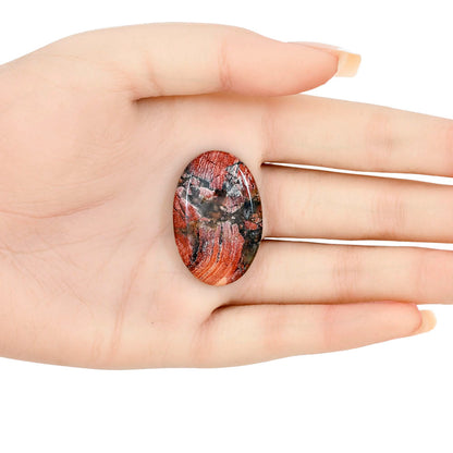 Snake Skin Jasper 34.5x22.8x5.5 mm Oval Gemstone LS01024-11