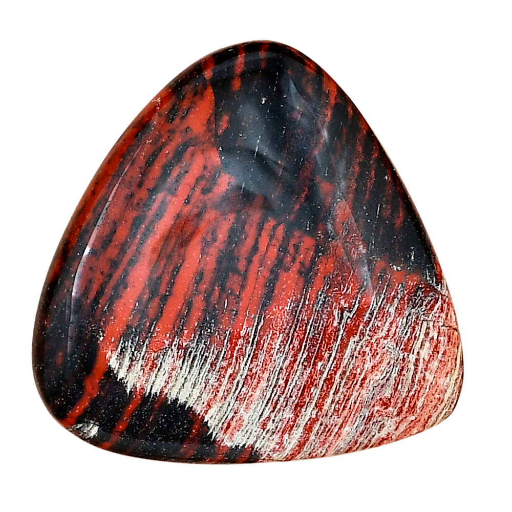 Snake Skin Jasper 30.3x29.3x5 mm Heart Gemstone LS01028-11
