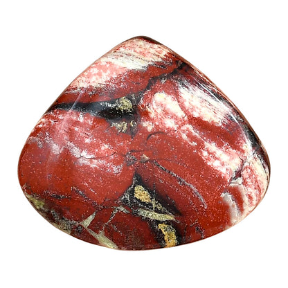 Snake Skin Jasper 34.5x29.45x4.5 mm Heart Gemstone LS01031-11
