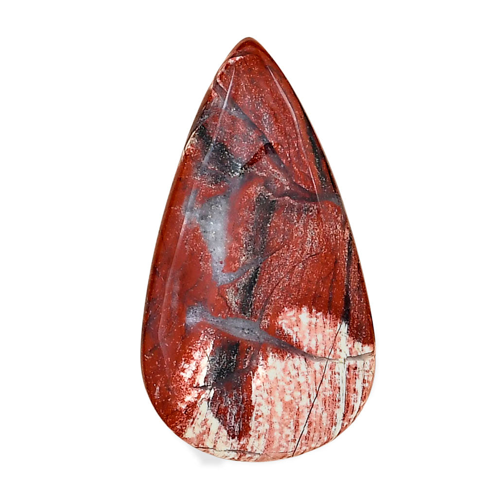 Snake Skin Jasper 36.5x20.3x4.5 mm Pear Gemstone LS01032-11