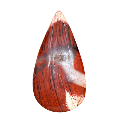 Snake Skin Jasper 35.3x18.4x4.7 mm Pear Gemstone LS01033-11