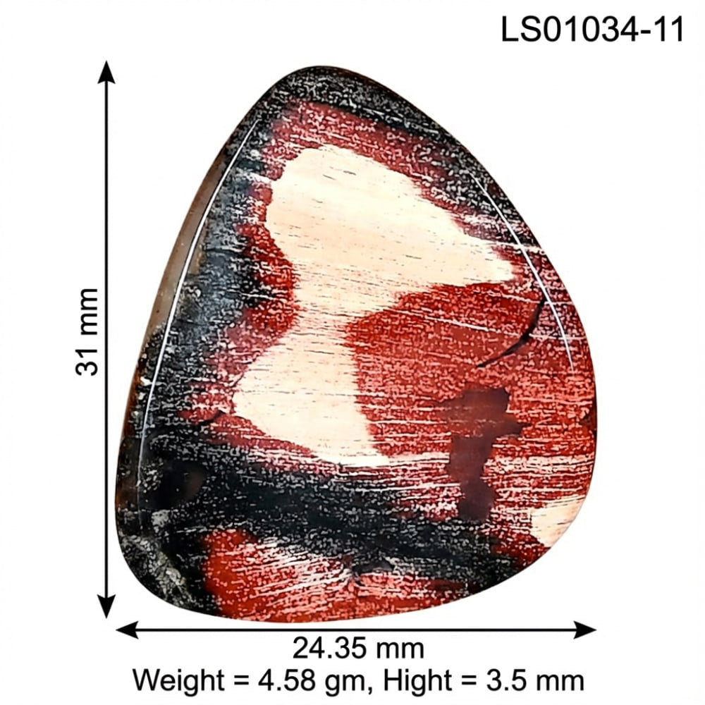 Snake Skin Jasper 31x24.35x3.5 mm Fancy Gemstone LS01034-11