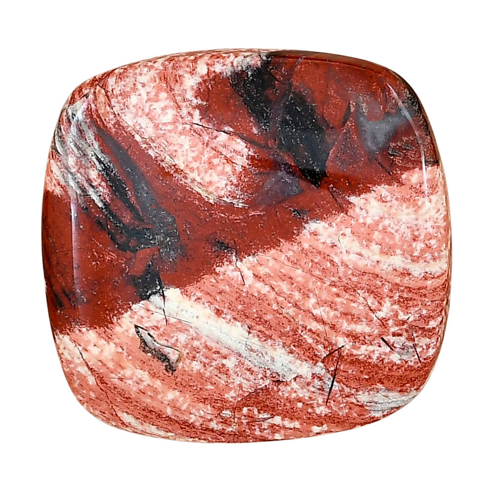 Snake Skin Jasper 31.4x30.3x5 mm Baguette Gemstone LS01038-11