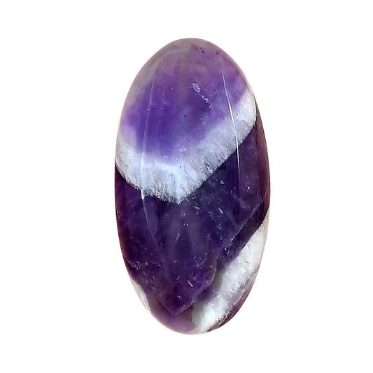 Chevron Amethyst 29.7x15.6x6 mm Oval Gemstone LS01040-12