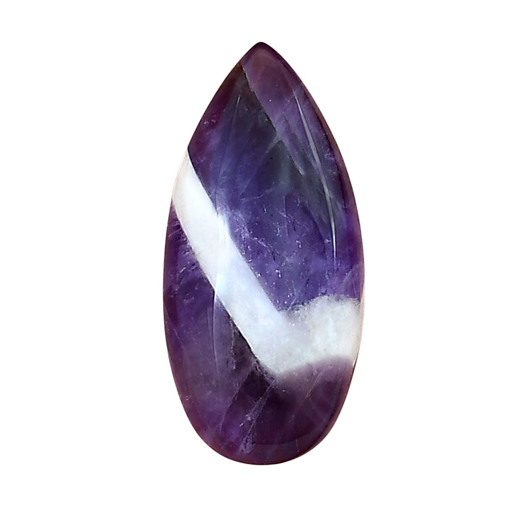 Chevron Amethyst 28x13.6x5.4 mm Pear Gemstone LS01042-12