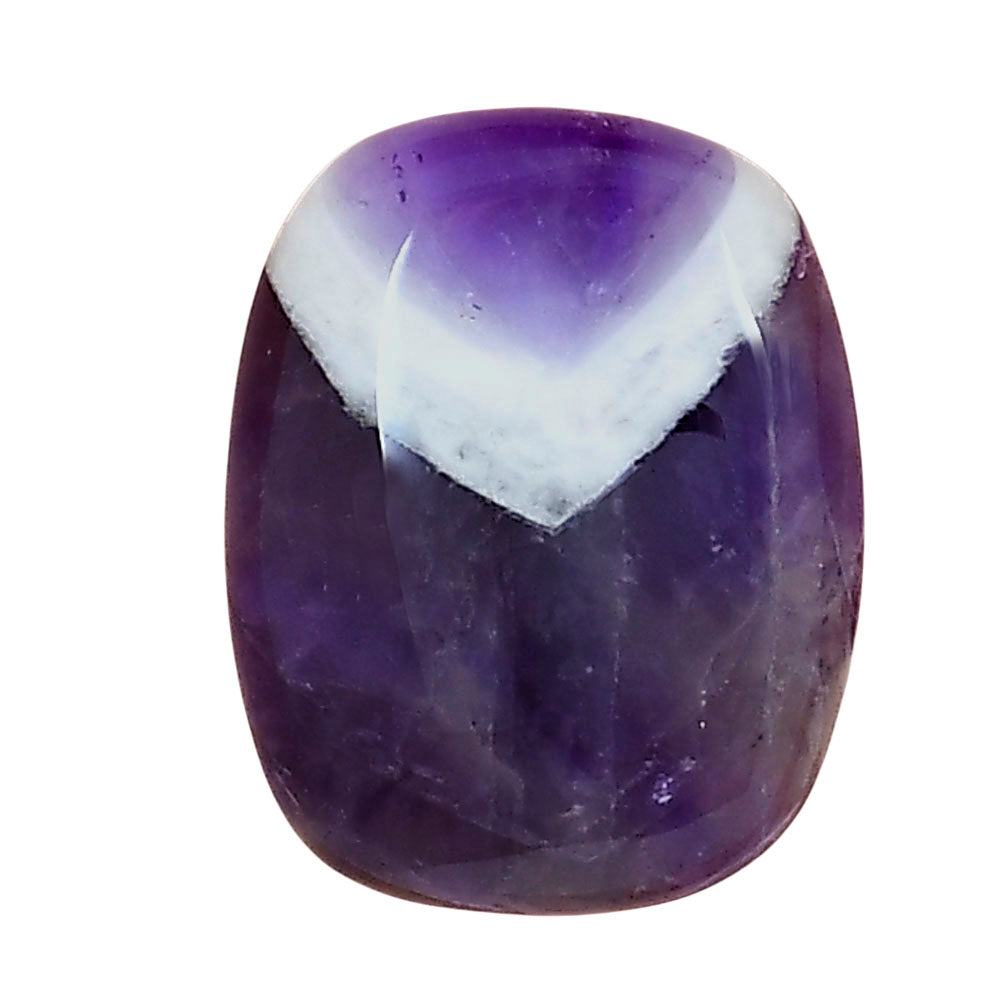 Chevron Amethyst 21.65x17.3x5.2 mm Cushion Gemstone LS01049-12