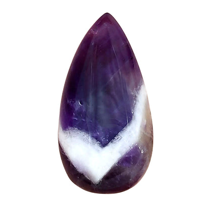 Chevron Amethyst 24.5x13x7 mm Pear Gemstone LS01057-12