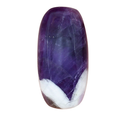 Chevron Amethyst 27.6x13.9x8 mm Oval Gemstone LS01058-12