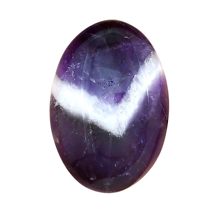 Chevron Amethyst 28.8x20x7.5 mm Oval Gemstone LS01067-12