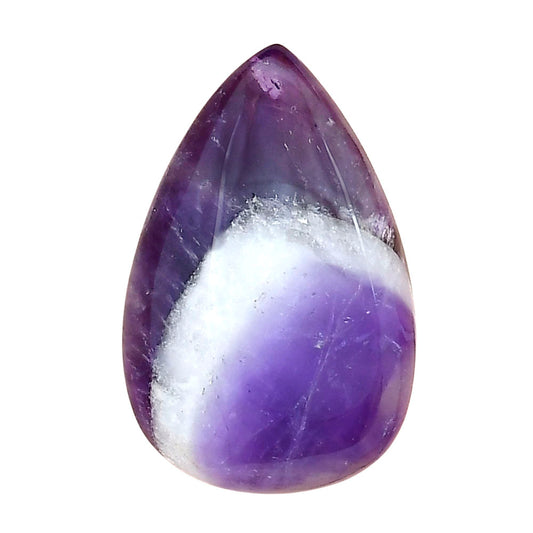 Chevron Amethyst 29.5x19.5x7 mm Pear Gemstone LS01071-12