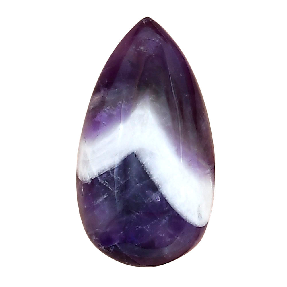 Chevron Amethyst 29x16.3x8 mm Pear Gemstone LS01074-12