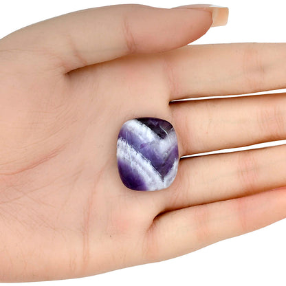 Chevron Amethyst 25x20.85x7 mm Cushion Gemstone LS01075-12
