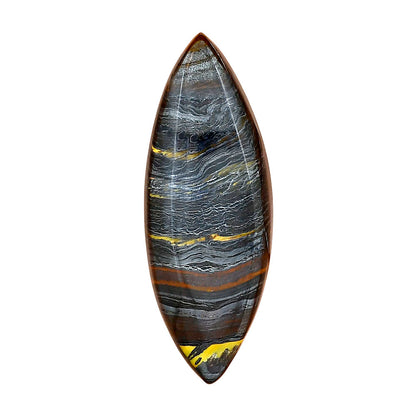 Iron Tiger Eye 46.75x17.1x6 mm Marquise Gemstone LS01104-13