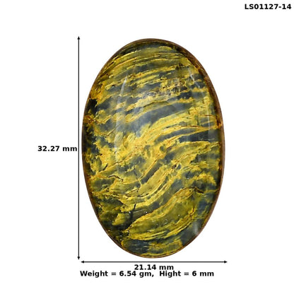 Nellite 32.27x21.14x6 mm Oval Gemstone LS01127-14