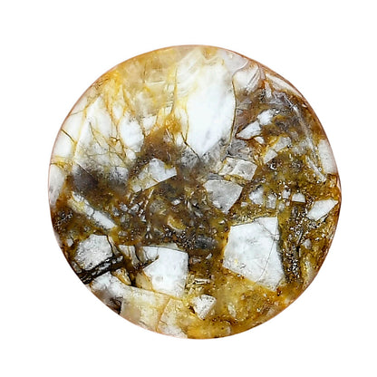 Wild Horse Jasper 29.5x29.5x5 mm Round Gemstone LS01157-15
