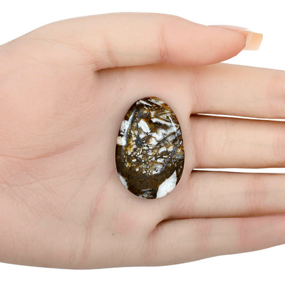 Wild Horse Jasper 32.52x24x5.4 mm Oval Gemstone LS01160-15